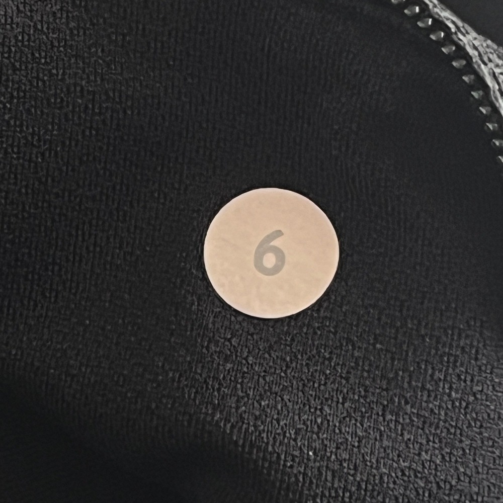 Lululemon Black Cropped Running Leggings Side Pockets Zip Pocket Womens Size 6‎ - Picture 4 of 12